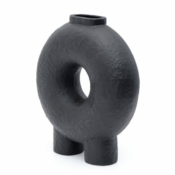 Saja Ceramic Vase Black