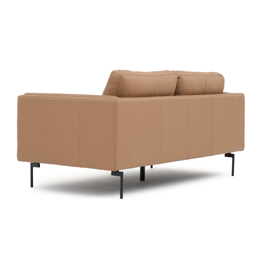 Everly Leather Loveseat Cognac