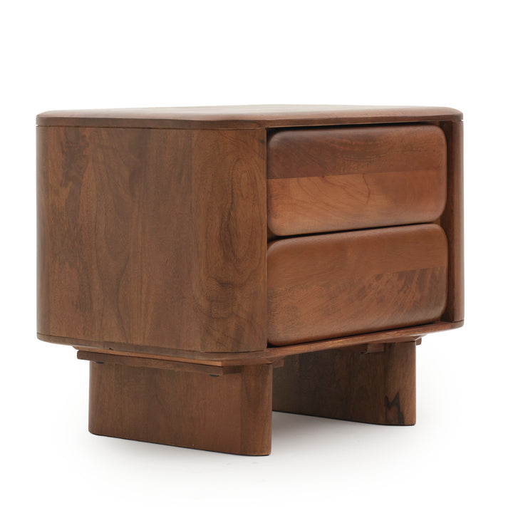 Nesta Nightstand Dark Brown