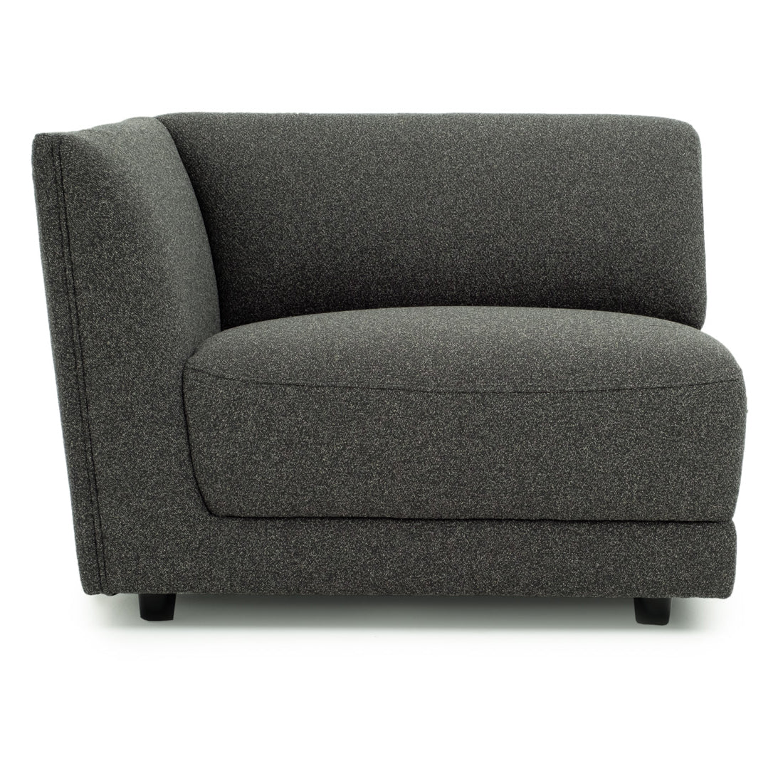 Nathan Modular Left Chair Dark Grey