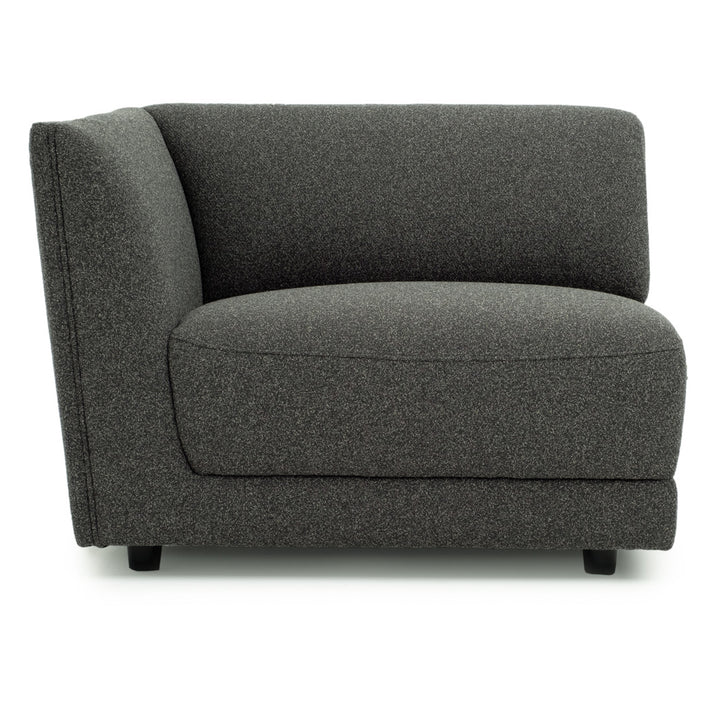 Nathan Modular Left Chair Dark Grey