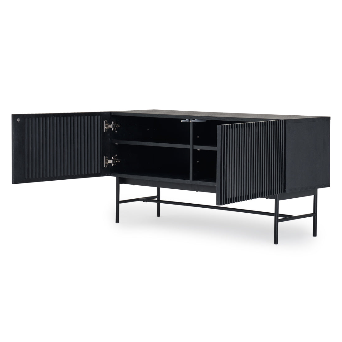 Easton Wood Sideboard Black