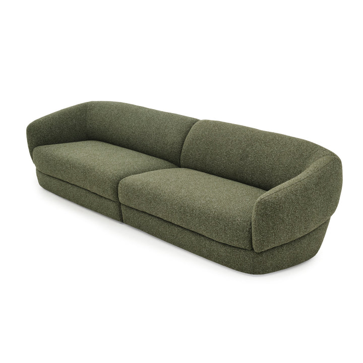 Nesla Fabric Sofa Dark Green