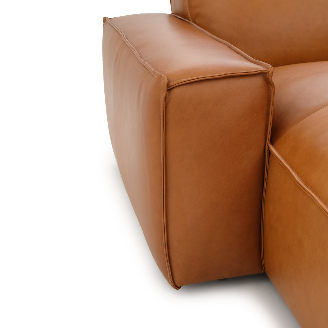 Nook Modular Left Chaise Cognac