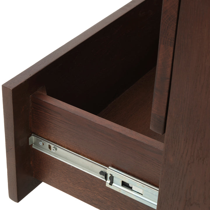 Noemi 5-Drawer Chest Dark Brown