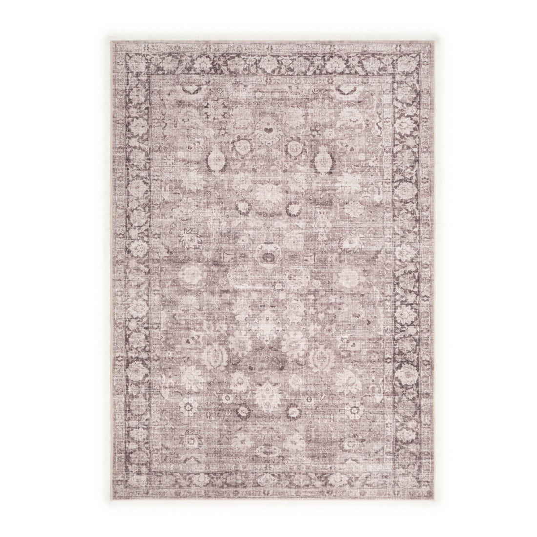 Welvetti Area Rug Dark Brown