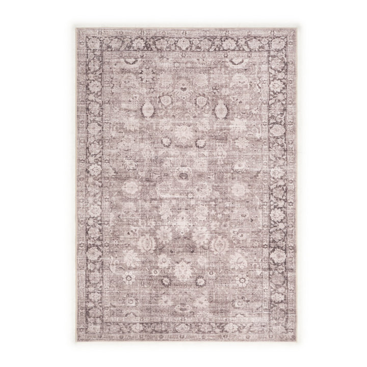 Welvetti Area Rug Dark Brown