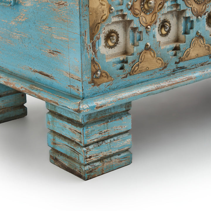 Navya Wood Accent Table Multicolour
