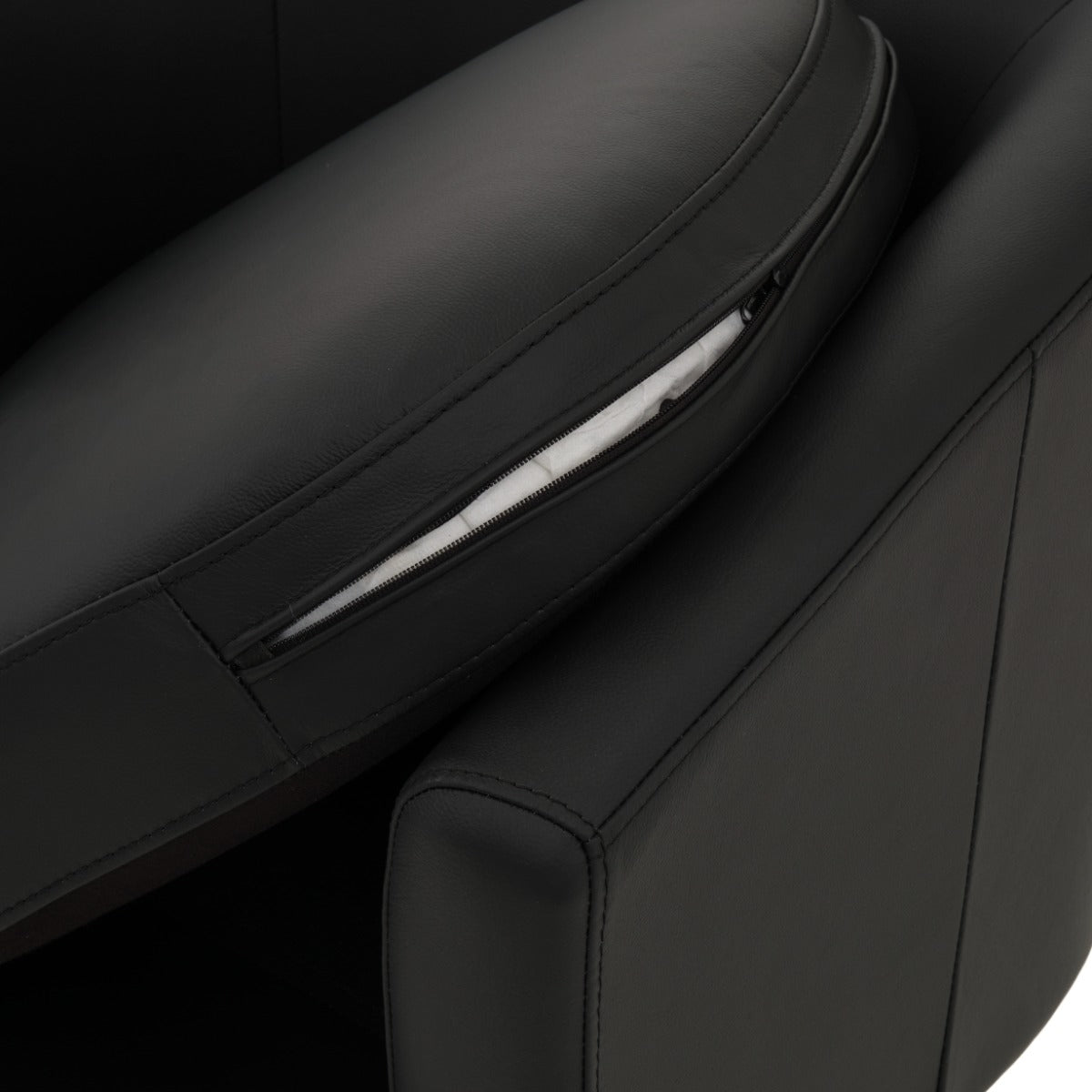 Wesel Swivel Accent Chair Black