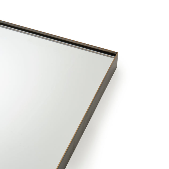 Wanover Wall Mirror Dark Brown