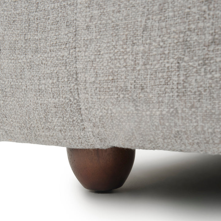 Nadal Modular Left Chair Light Grey
