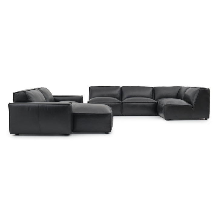 Nook Leather Modular Set Black