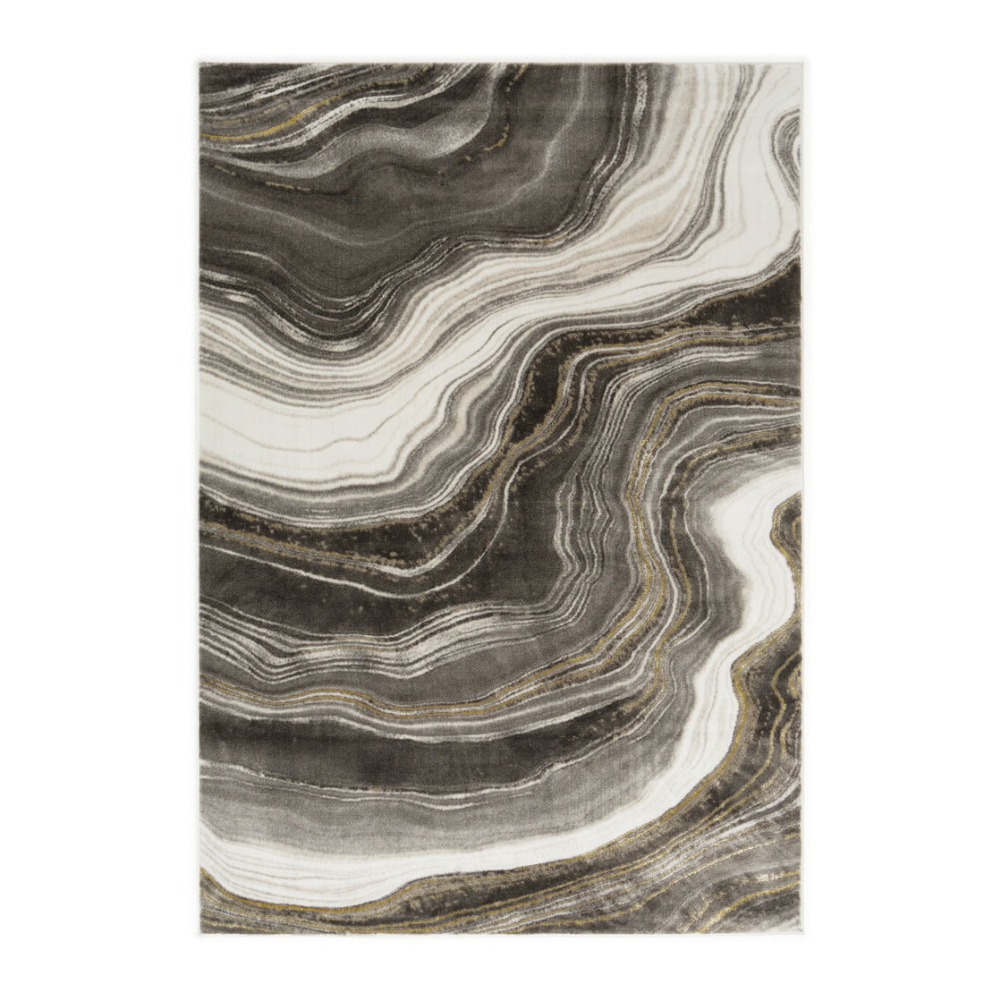 Wancy Area Rug Dark Grey