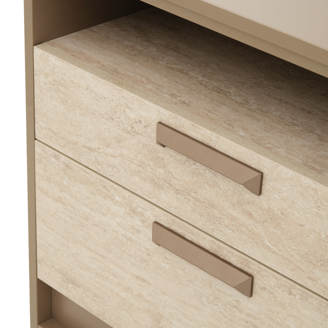 Nunzia Nightstand Beige