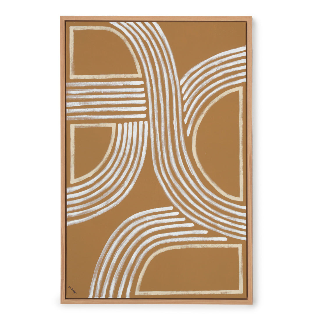 Nomadi Painting on Canvas Gold