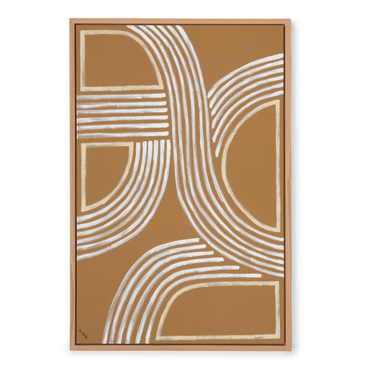 Nomadi Painting on Canvas Gold