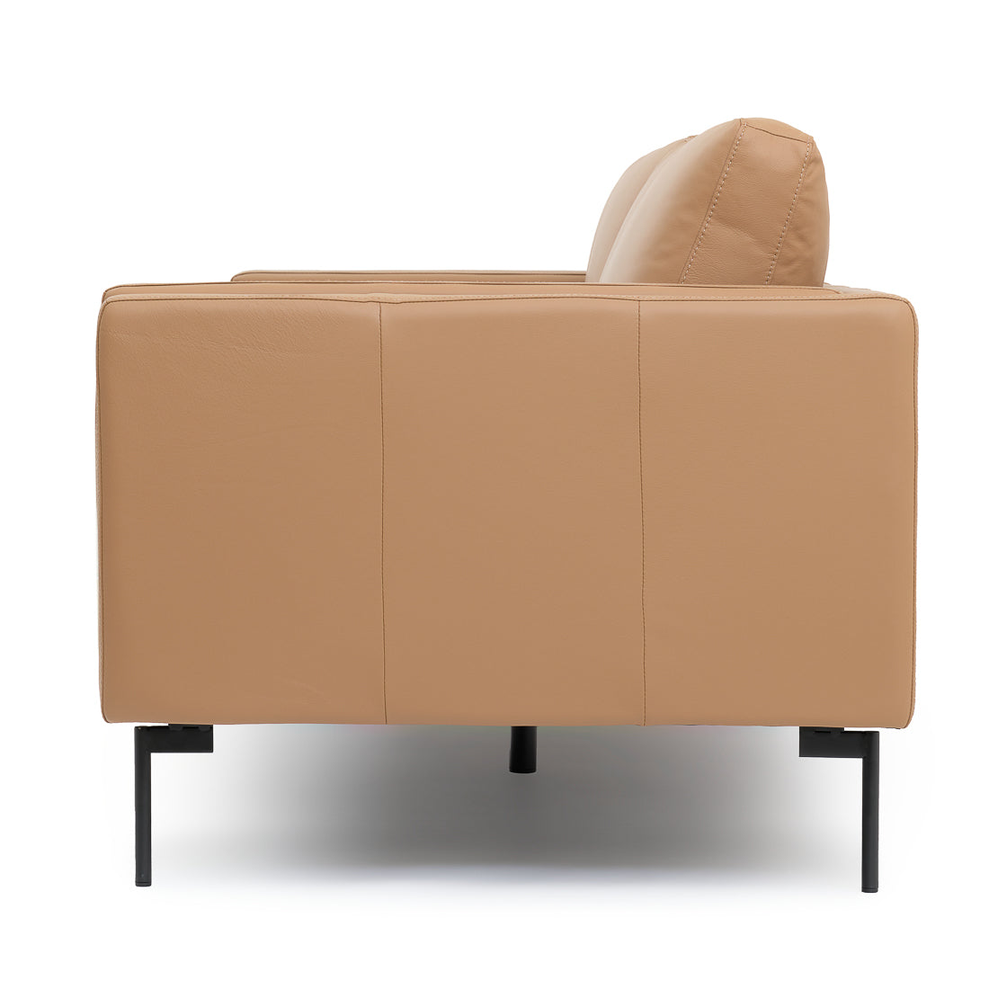 Everly Leather Sofa Cognac