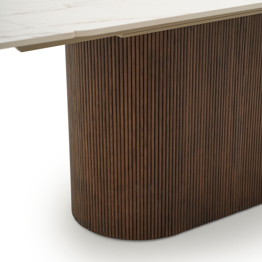 Esmeralda Extendable Dining Table White