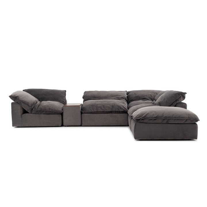 Nuage Fabric Modular Set Dark Grey