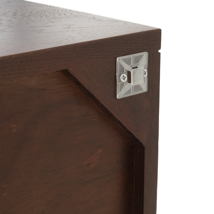 Noemi 5-Drawer Chest Dark Brown