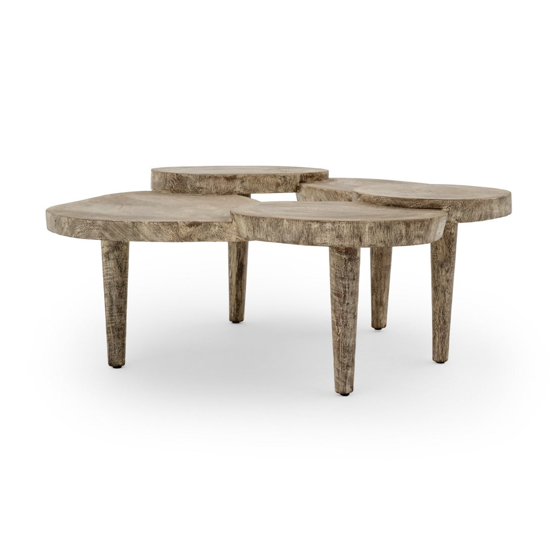 Netina Wood Coffee Table Light Grey