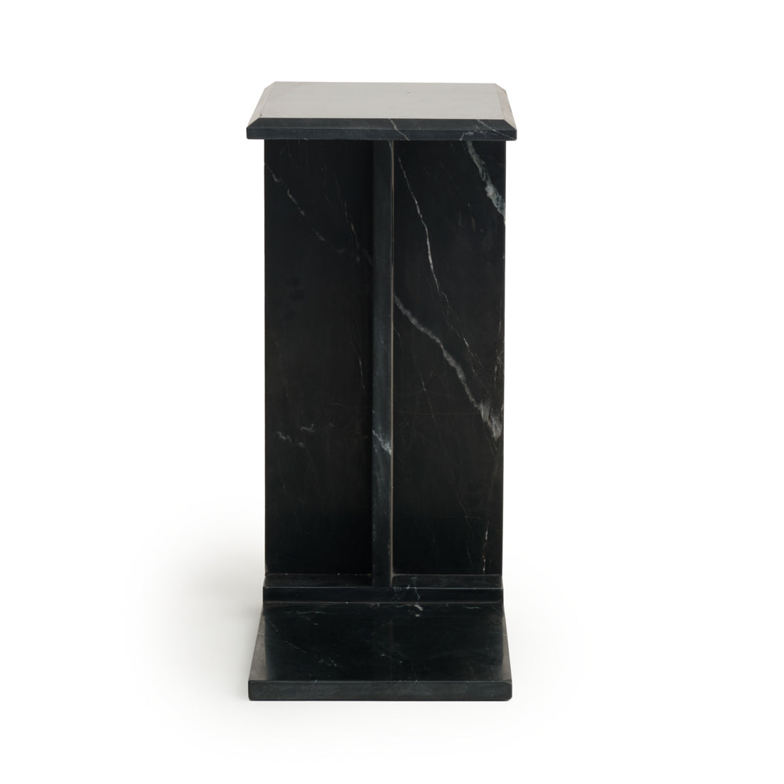Neville Marble Accent Table Black