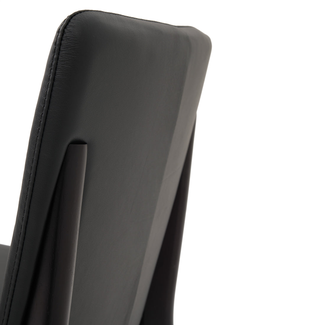 Emy Leather Chair Black