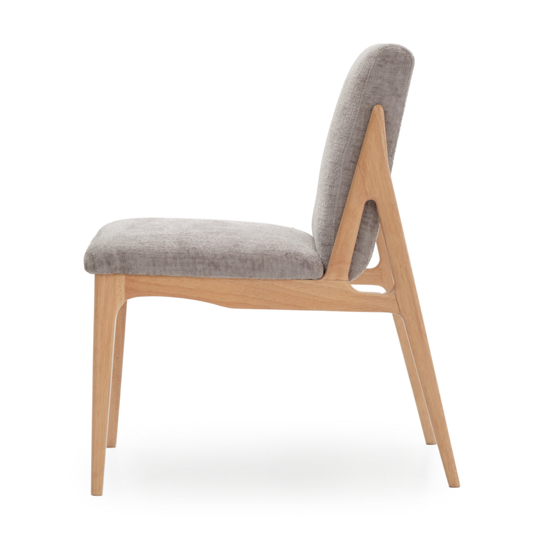 Edrina Fabric Chair Light Grey