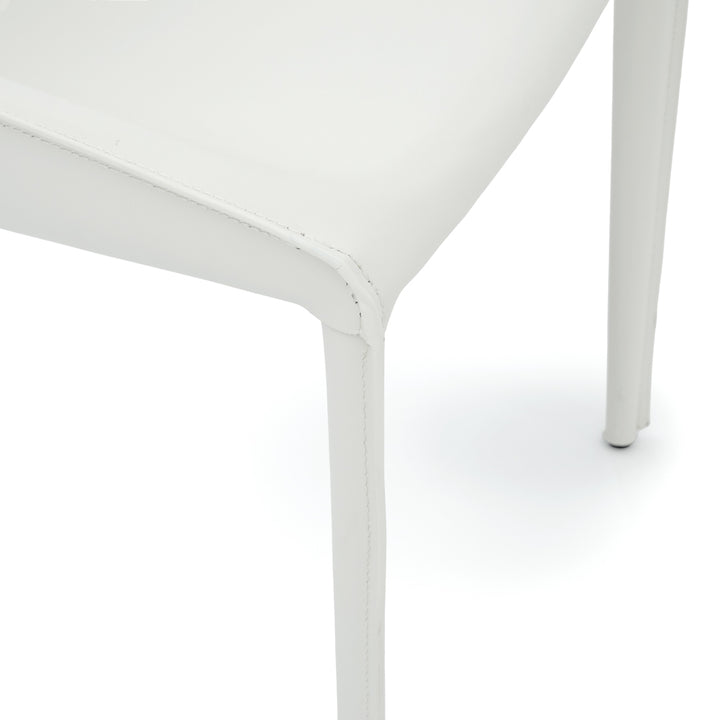Willet Leather Chair White