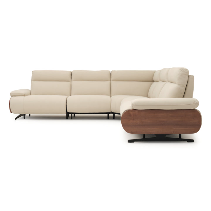 Ellery Reclining Sectional Sofa Beige
