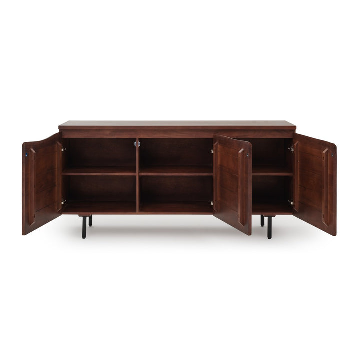 Noema Wood Sideboard Dark Brown