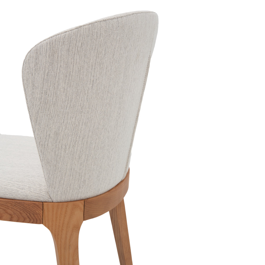 Nelvy Fabric Chair Off White