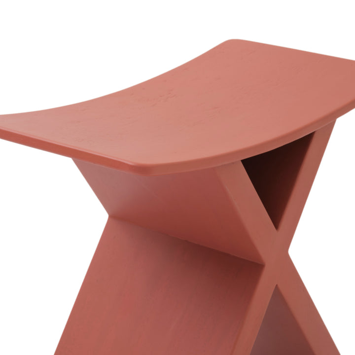 Siya Accent Stool Red