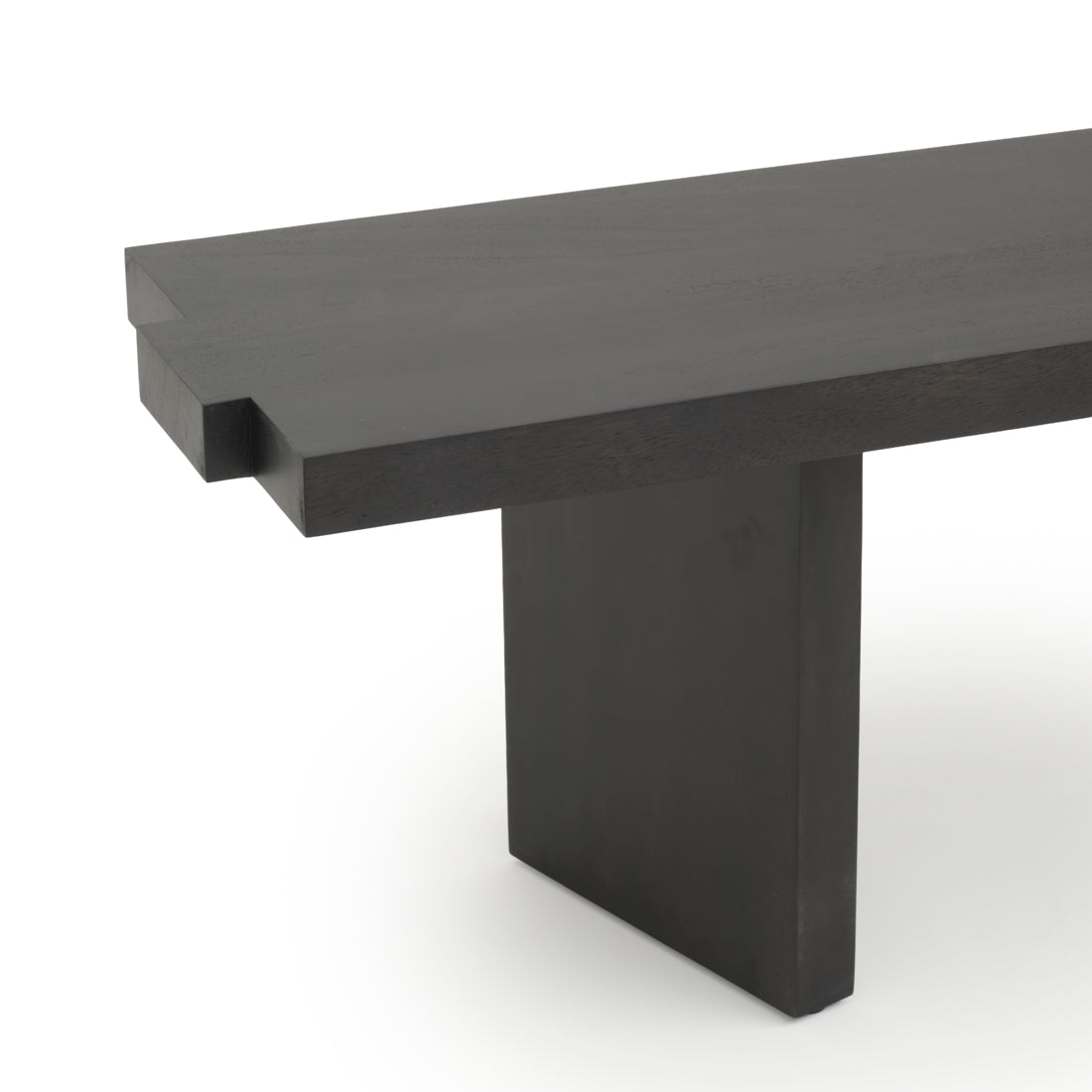 Shayla Wood Bench Black