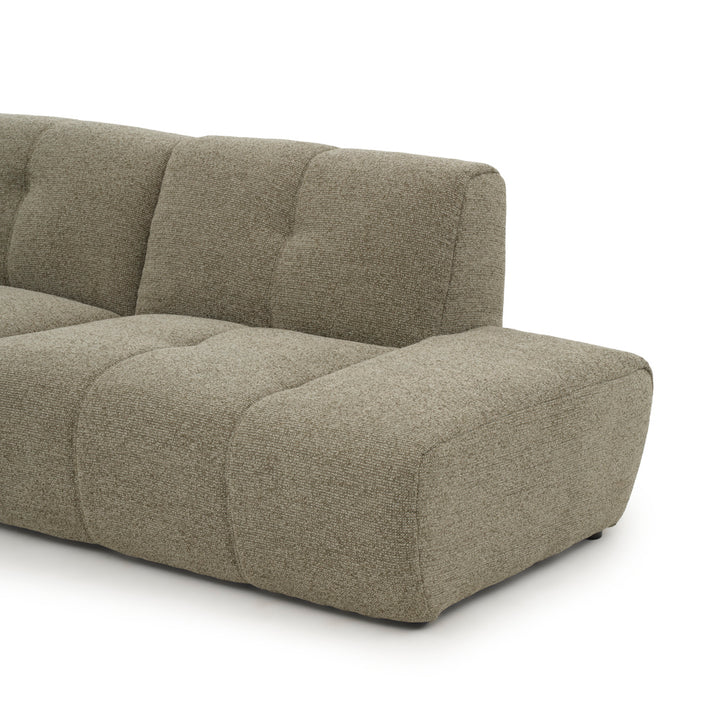 Nalinda Fabric Modular Sofa Light Green