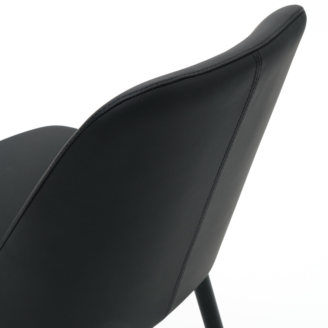 Wima Leather Chair Black