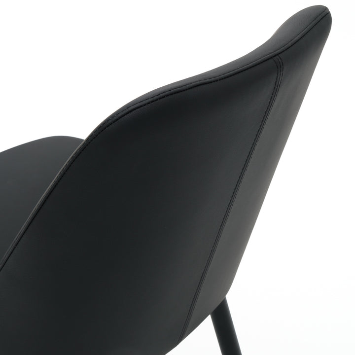 Wima Leather Chair Black