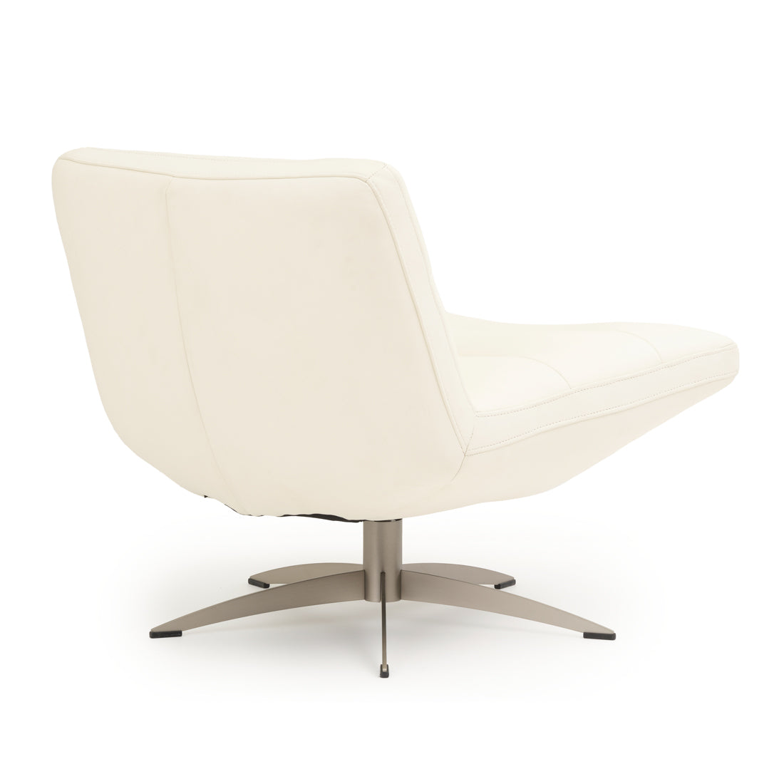 Windy Swivel Accent Chair White