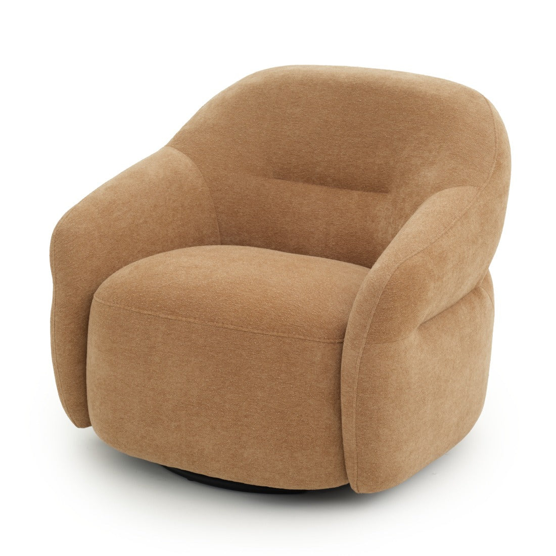 Nymeria Swivel Accent Chair Light Brown