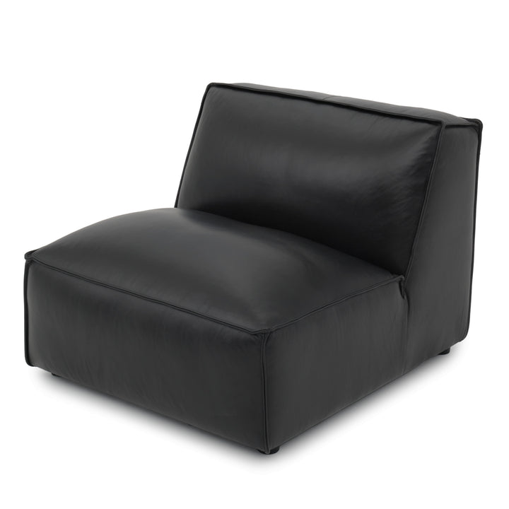 Nook Modular Armless Chair Black