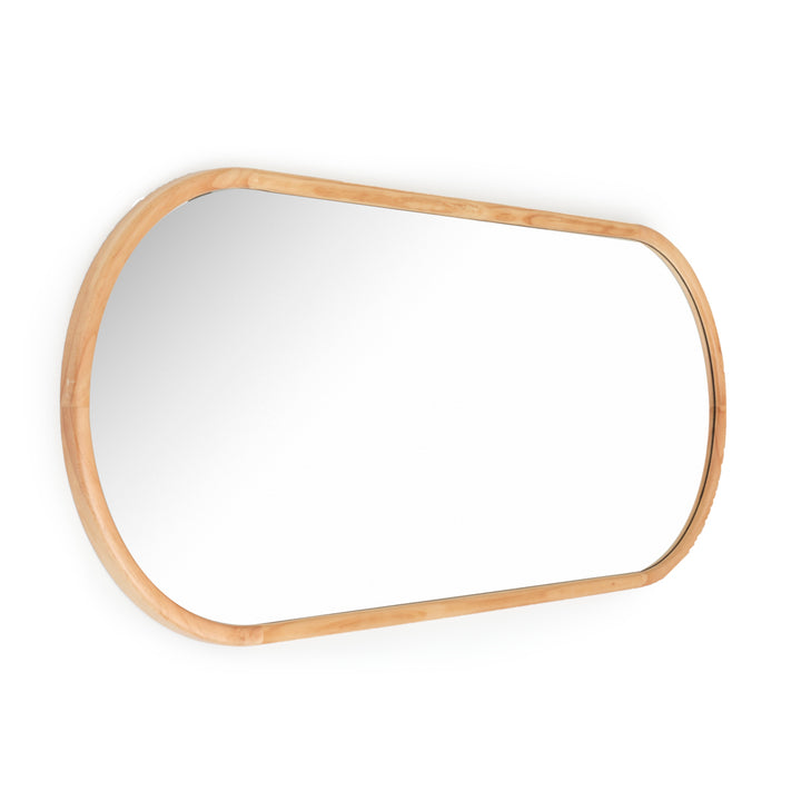 Nadino Wall Mirror Light Brown