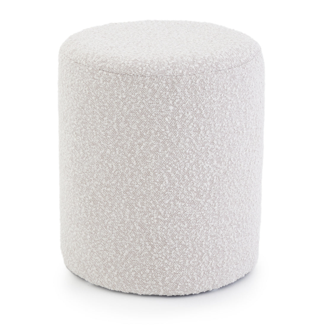 Emondi Fabric Ottoman Off White
