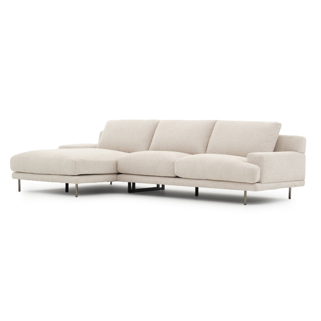 Elizabeth Fabric Modular Set Beige