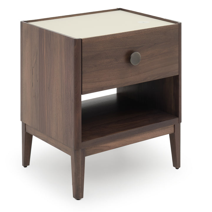 Nathaniel Left Nightstand Dark Brown