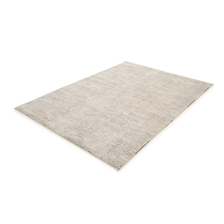 Estle Area Rug Black & White