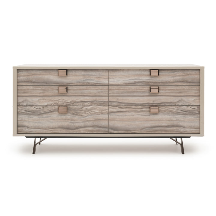 Walker 6-Drawer Dresser Beige