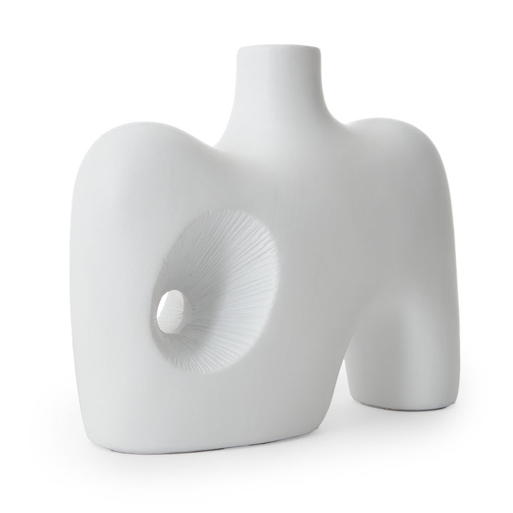 Saja Ceramic Vase Off White