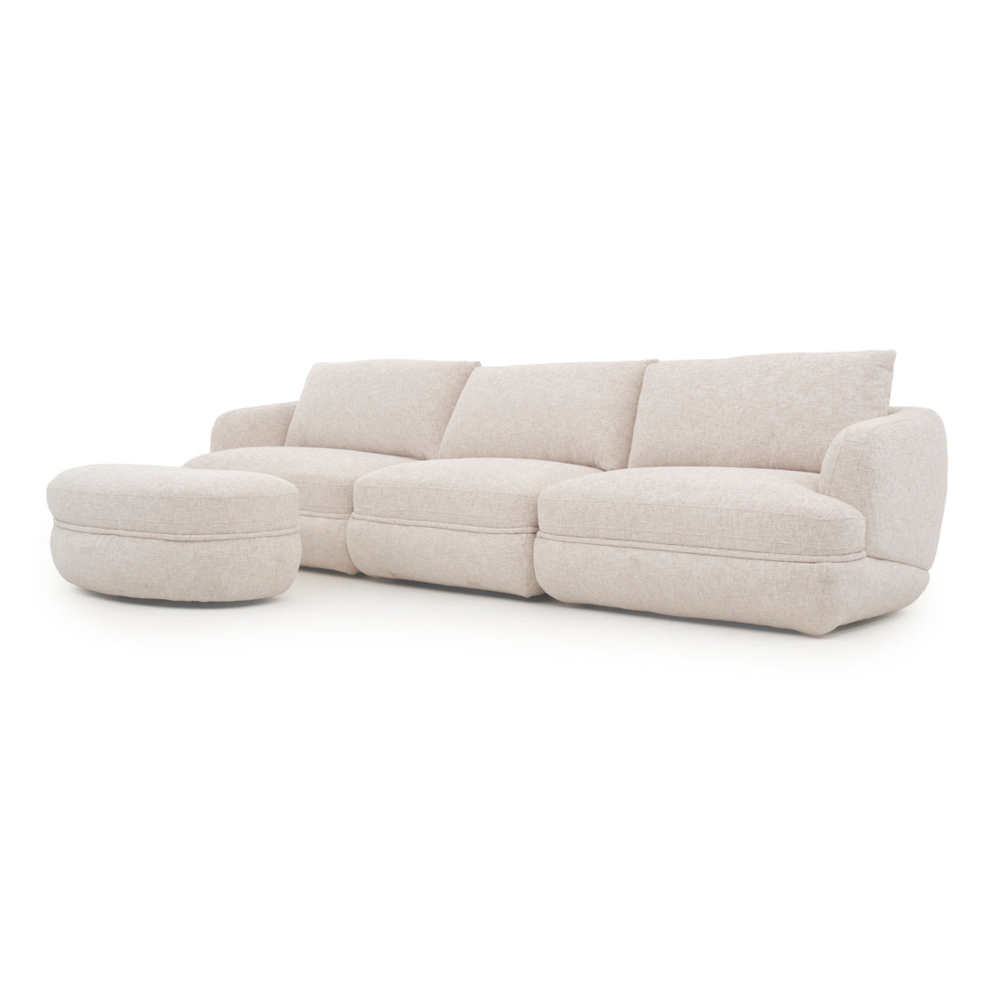 Esteli Fabric Modular Set Beige