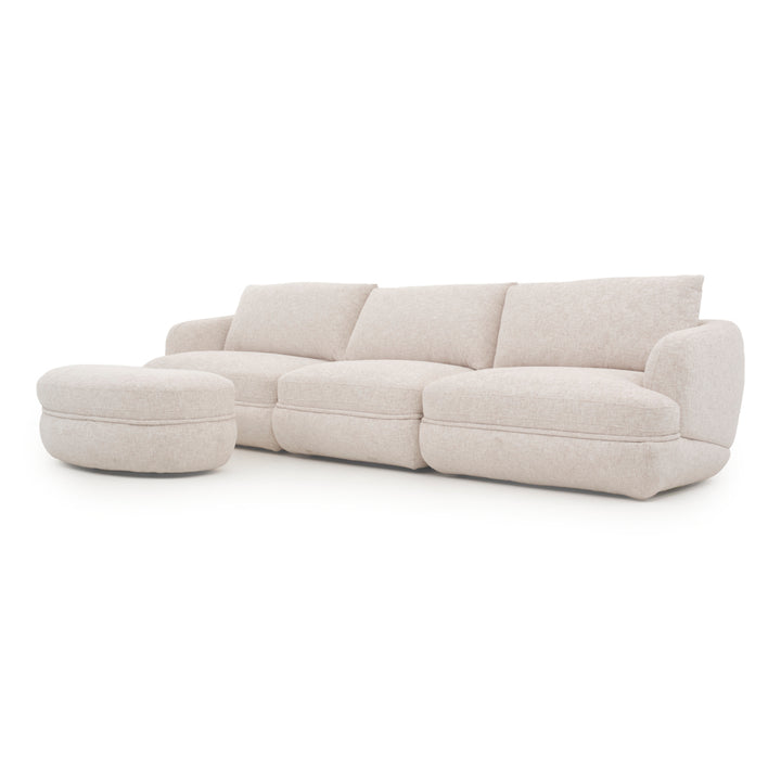 Esteli Fabric Modular Set Beige