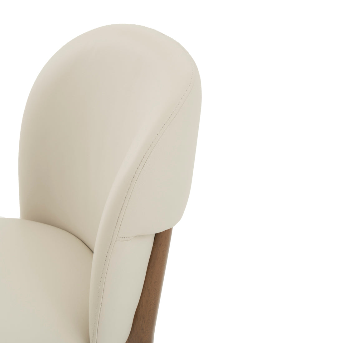 Eliora Leather Chair Beige
